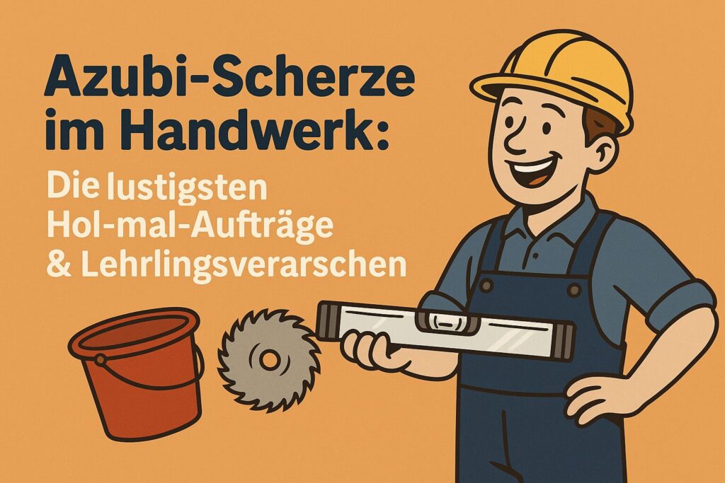 Die lustigsten Hol-mal-Aufträge für Azubis und Lehrlingsverarschen